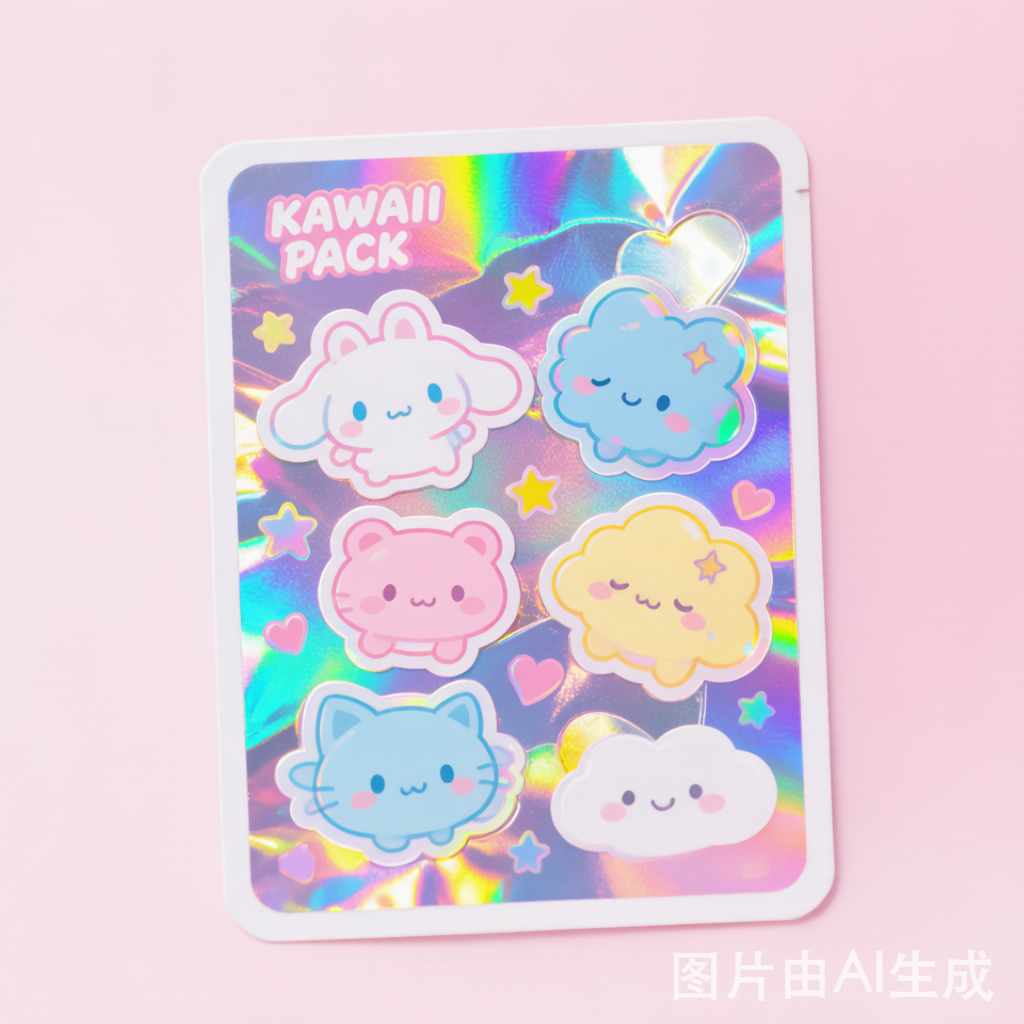 Holographic sticker pack